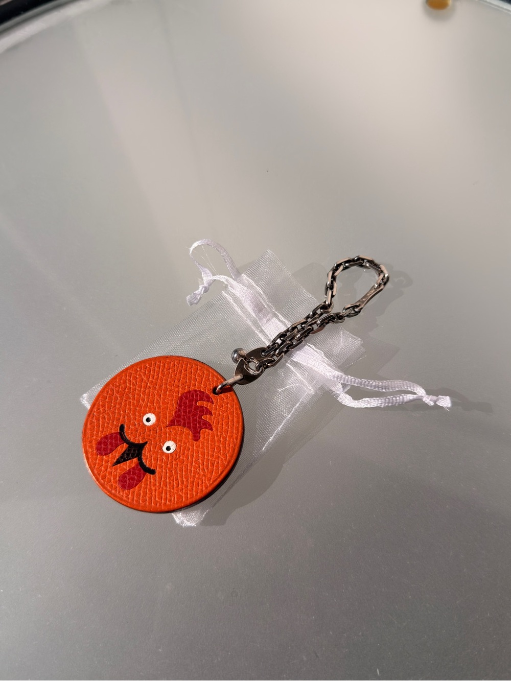 Hermes Epsom Rooster Bag Charm